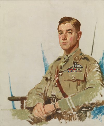 Retrato de James McCudden de William Orpen